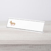 Porte-nom Pour Bureau Règle des Wieners (Devant)