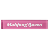 Reine du Mahjong en rose vif