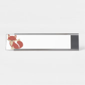 Porte-nom Pour Bureau Renard (Devant)