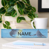 Porte-nom Pour Bureau Requins