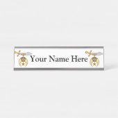 Porte-nom Pour Bureau Rince (Devant)