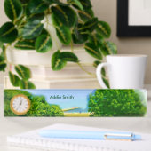 Porte-nom Pour Bureau Rives du Chicago Beach