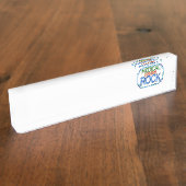 Porte-nom Pour Bureau Roche Médicale de codeurs (Taille)