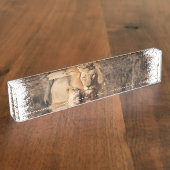 Porte-nom Pour Bureau Roi de la jungle (Taille)