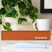 Porte-nom Pour Bureau Rooibos rouge brun nom