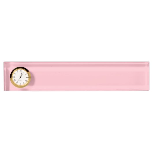 Porte-nom Pour Bureau rose (Devant)