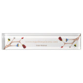 Porte-nom Pour Bureau Roses Rouges (Devant)