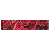 Porte-nom Pour Bureau Roses rouges (Devant)