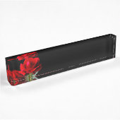 Porte-nom Pour Bureau Rouge