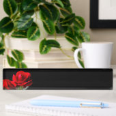 Porte-nom Pour Bureau Rouge