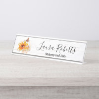 Russe Boho Wood Citrouille de tournesol
