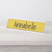 Porte-nom Pour Bureau Saffron (Devant)