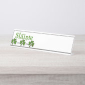 Porte-nom Pour Bureau Sainte (Devant)