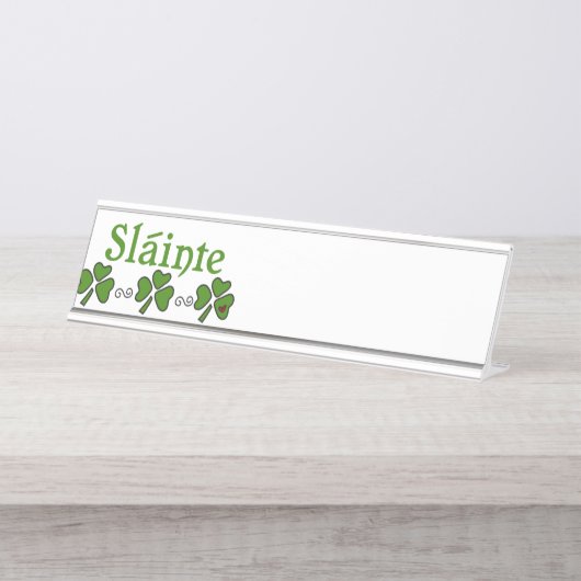 Porte-nom Pour Bureau Sainte (Devant)