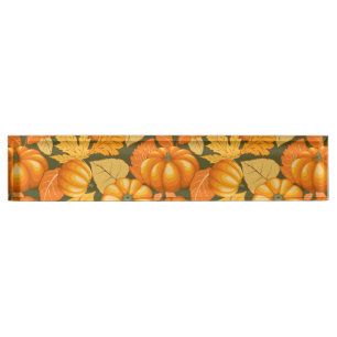Porte-nom Pour Bureau Saison d'automne Halloween Citrouille Motif