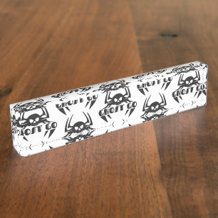 Porte-nom Pour Bureau Saison Éffrayante de Ghost Go