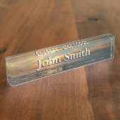 Porte-nom Pour Bureau San Diego Sunset (Taille)