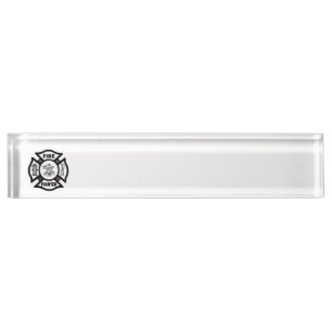 Porte-nom Pour Bureau Sapeur-pompier