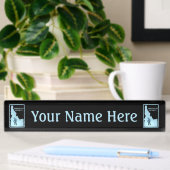 Porte-nom Pour Bureau Sasquatch Security - Idaho