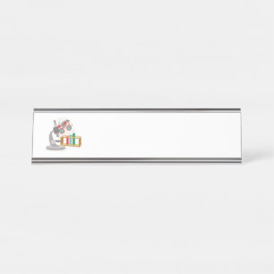 Porte-nom Pour Bureau Science de la biologie