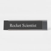 Porte-nom Pour Bureau Scientifique de Rocket, (Devant)