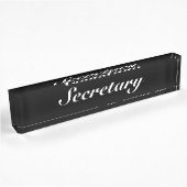 Porte-nom Pour Bureau Secrétaire