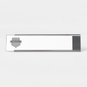 Porte-nom Pour Bureau Sécurité (Devant)