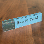 Porte-nom Pour Bureau Sedona et Coffee Pot Rock d'en haut (Taille)