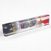Porte-nom Pour Bureau Sergeant-major de commandement de la 82e division
