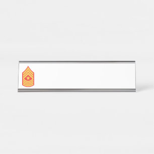 Porte-nom Pour Bureau Sergent-major