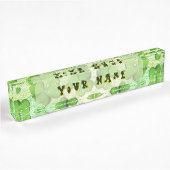 Porte-nom Pour Bureau Shamrock vert St Patrick iPhone 5 Coque-Mate