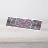 Porte-nom Pour Bureau Signaux mixtes (Devant)