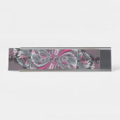 Porte-nom Pour Bureau Signaux mixtes (Devant)