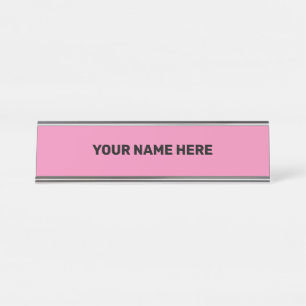 PORTE-NOM POUR BUREAU SIGNE DE PORTE SIMPLE DE STYLE DE TEXTE MINIMAL