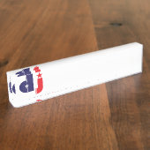 Porte-nom Pour Bureau Signe DJ (Taille)