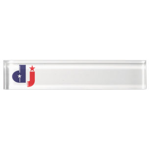 Porte-nom Pour Bureau Signe DJ