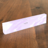 Porte-nom Pour Bureau simple minimum ajouter votre nom unité de mariage (Taille)