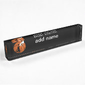 Porte-nom Pour Bureau Slam Dunk Basketball