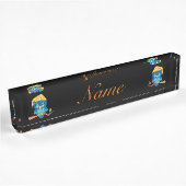 Porte-nom Pour Bureau Sleepy Owl Thunder_Cove