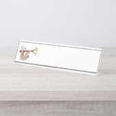 Porte-nom Pour Bureau Sloth (Devant)