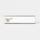 Porte-nom Pour Bureau Sloth (Devant)