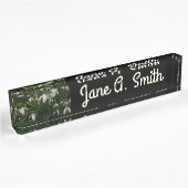 Porte-nom Pour Bureau Snowdrops I