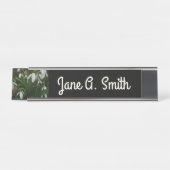 Porte-nom Pour Bureau Snowdrops I (Devant)