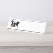 Porte-nom Pour Bureau Soldats de l'armée (Devant)