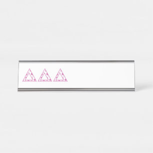 Porte-nom Pour Bureau Sortie delta