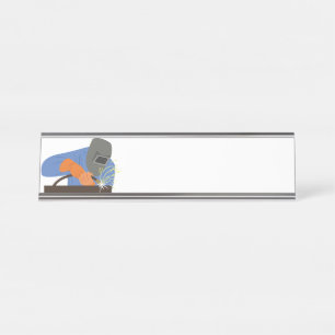 Porte-nom Pour Bureau Soudeuse