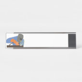 Porte-nom Pour Bureau Soudeuse (Devant)