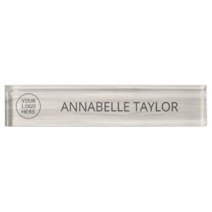 Porte-nom Pour Bureau Spa naturel