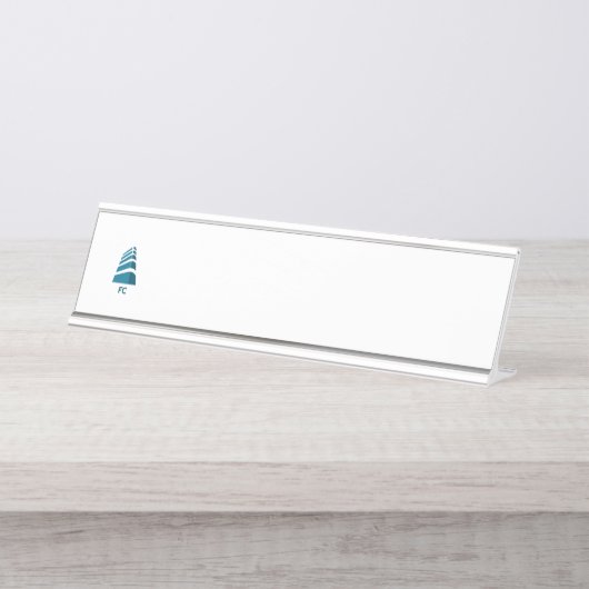 PORTE-NOM POUR BUREAU SPORT FC (Devant)