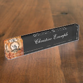 Porte-nom Pour Bureau Squelette impressionnant (Taille)